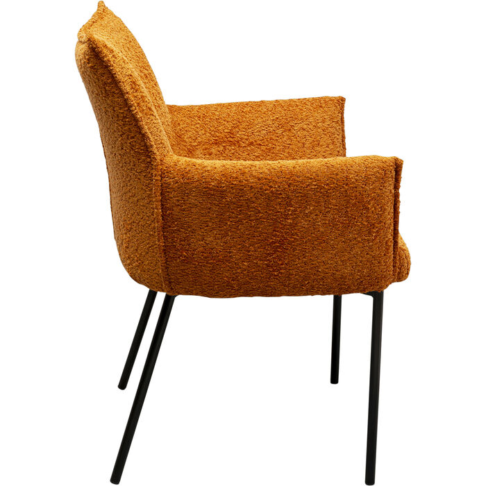 Chair with Armrest Selma Orange