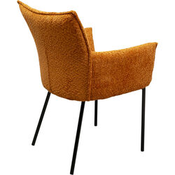 Chair with Armrest Selma Orange