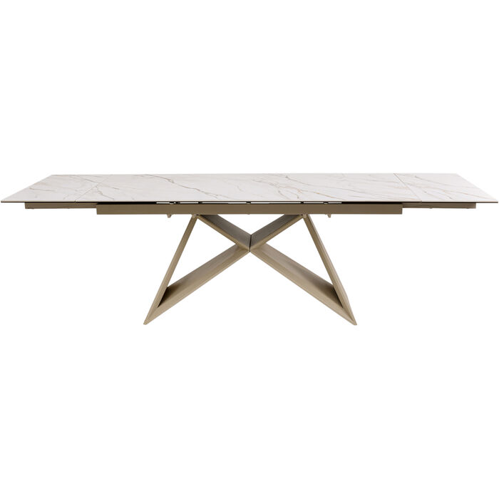 Extension Table Nelly Greige 180(40+40)x90cm