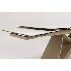 Extension Table Nelly Greige 180(40+40)x90cm