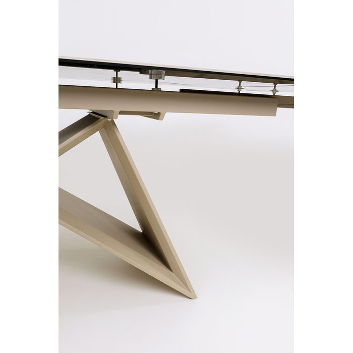 Extension Table Nelly Greige 180(40+40)x90cm