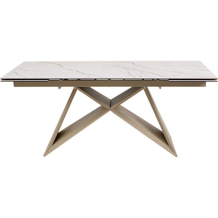 Extension Table Nelly Greige 180(40+40)x90cm