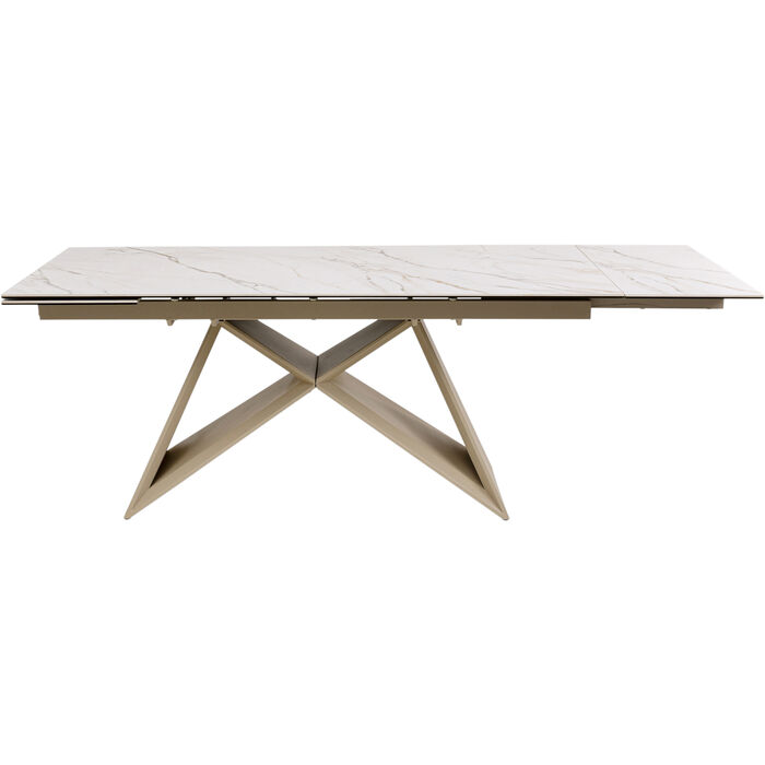 Extension Table Nelly Greige 180(40+40)x90cm