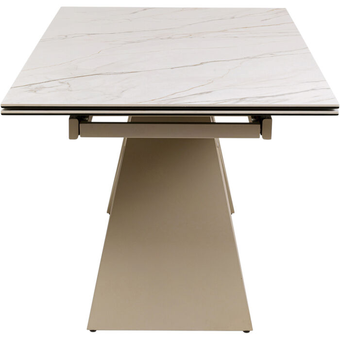 Extension Table Nelly Greige 180(40+40)x90cm