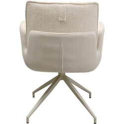 Swivel Arm Chair Hilla White