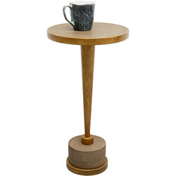 Mesa auxiliar Coney Latón Ø30cm