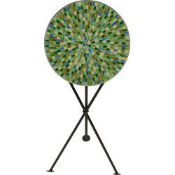 Beistelltisch Clack Mosaic Grün Blau Ø35cm