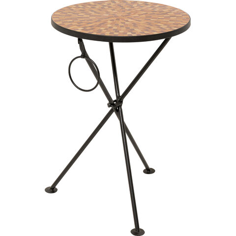 Side Table Clack Mosaic Orange Ø35cm