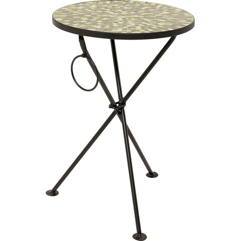 Side Table Clack Mosaic Olive Ø35cm