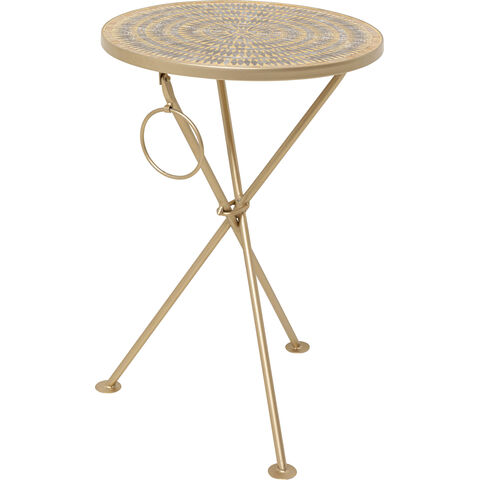 Side Table Clack Mosaic Brown Ø35cm