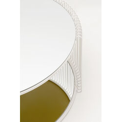 Couchtisch Wire Double Greige Ø80cm