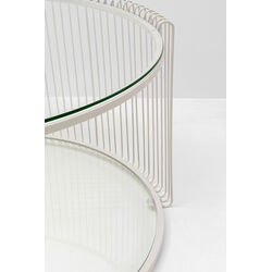 Couchtisch Wire Double Greige Ø80cm