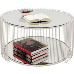 Couchtisch Wire Double Greige Ø80cm