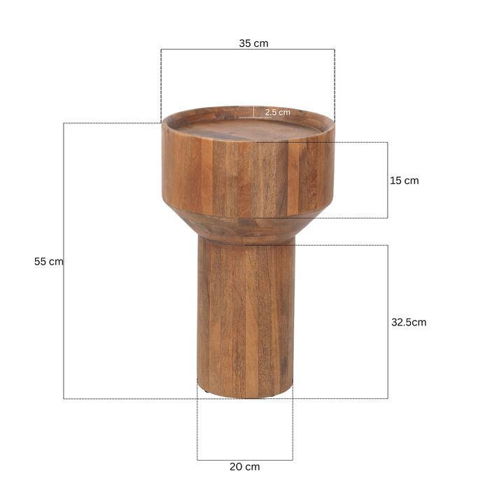 Beistelltisch Tessa Ø35cm