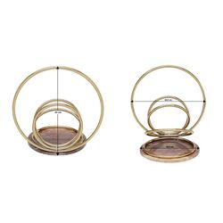 Zeitungsständer Oh La La Gold