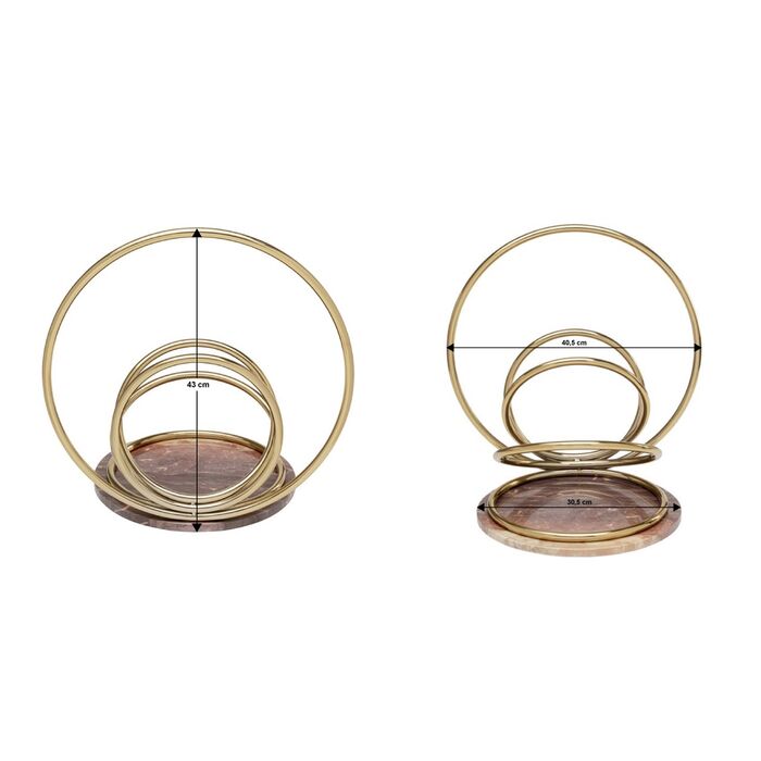 Zeitungsständer Oh La La Gold