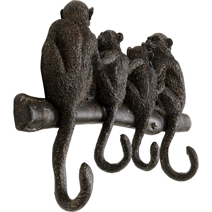 Wandgarderobe Monkey Family 38cm