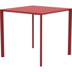 Table Twist Red 80x80cm