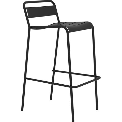 Silla bar Jardin negro