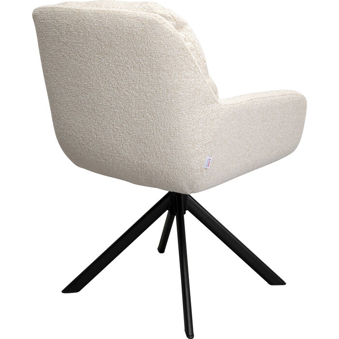 Silla giratoria Molly Beige