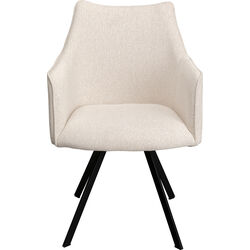 Silla giratoria Modino Crema