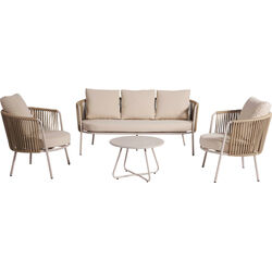 Ensemble de sièges Malta beige (4-pcs)