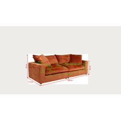Bigsofa Chill Rost 260cm