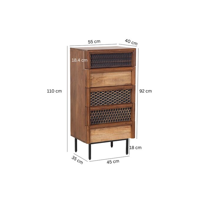 Kommode Gino 55x110cm