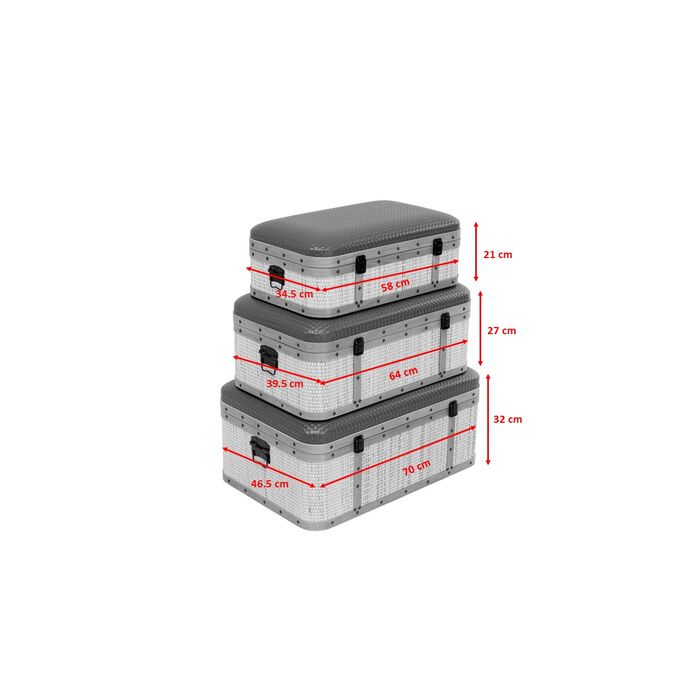 Truhe Viaggo (3/Set)