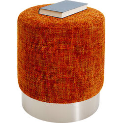 Hocker Berry High Silber Orange Ø39cm