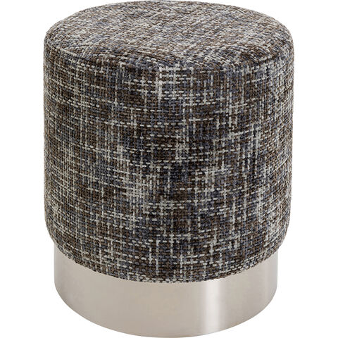 Stool Berry High Silver Dark Grey Ø39cm
