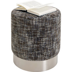 Hocker Berry High Silber Dunkelgrau Ø39cm