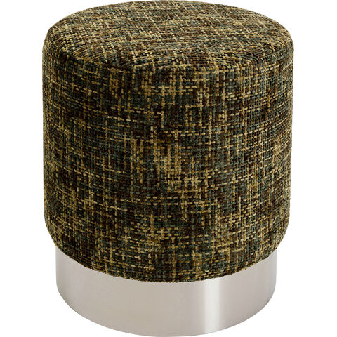 Stool Berry High Silver Green Ø39cm