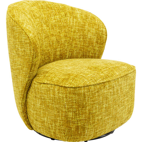 Sillón giratorio Ellie Amarillo