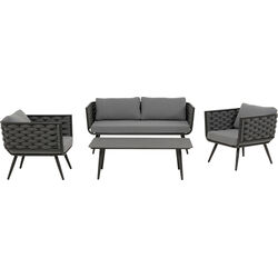 Ensemble de sièges Rimini anthracite (4-pcs.)