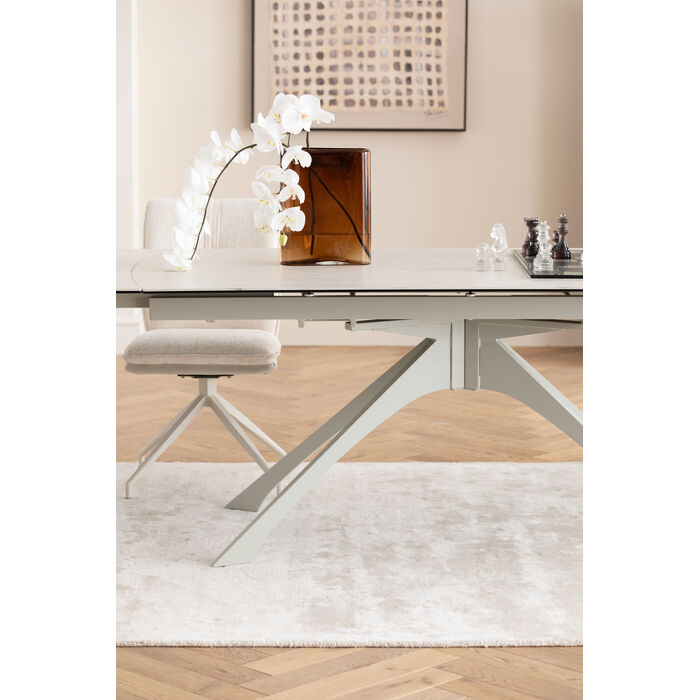 Ausziehtisch Lana Greige 180(40+40)x90cm