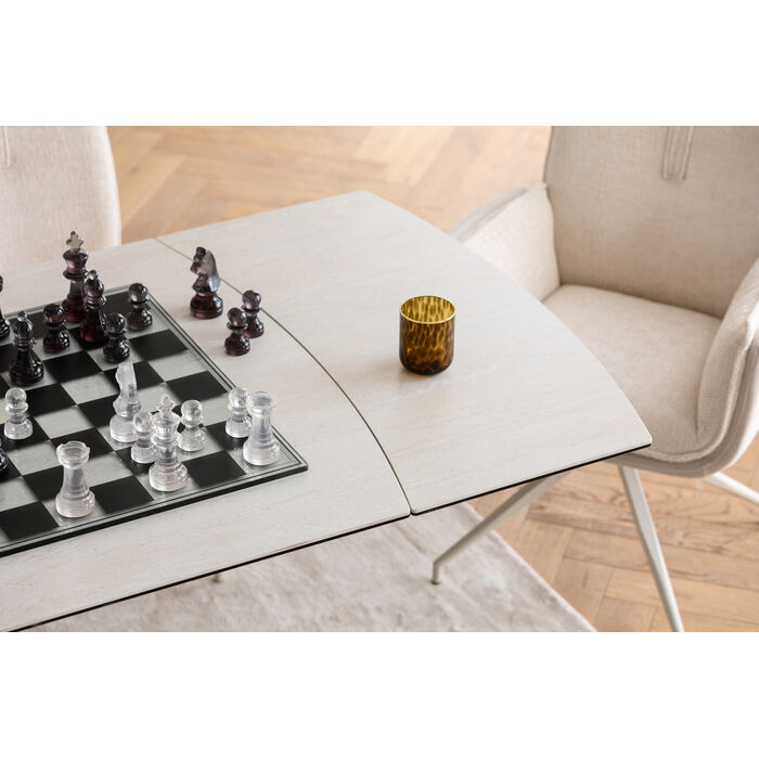 Ausziehtisch Lana Greige 180(40+40)x90cm