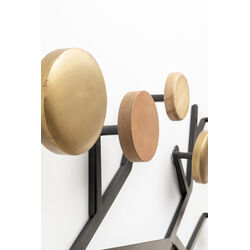 Wandgarderobe Bubble Tree Metallic 40cm