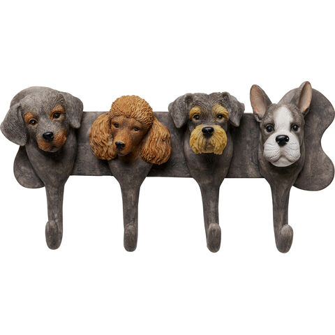 Perchero pared Dog Family 31cm