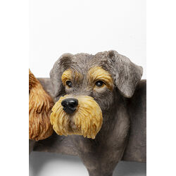 Wandgarderobe Dog Family 31cm