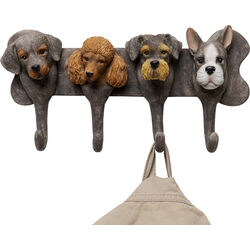 Wandgarderobe Dog Family 31cm