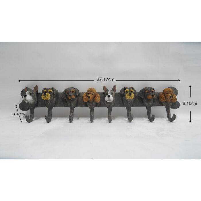 Wandgarderobe Dog Family 69cm