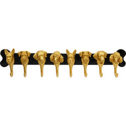 70616 - Wandgarderobe Dog Family Gold 69cm