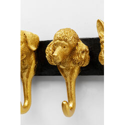 Wandgarderobe Dog Family Gold 69cm