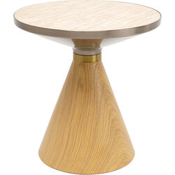70658 - Tavolino da caffé Cono rovere Travertin Ø50cm