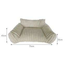 Hunde/Katzenbett Oase Beige