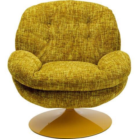 Swivel Armchair Cosy Yellow