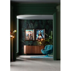 70679 - Fauteuil pivotant Cosy bleu