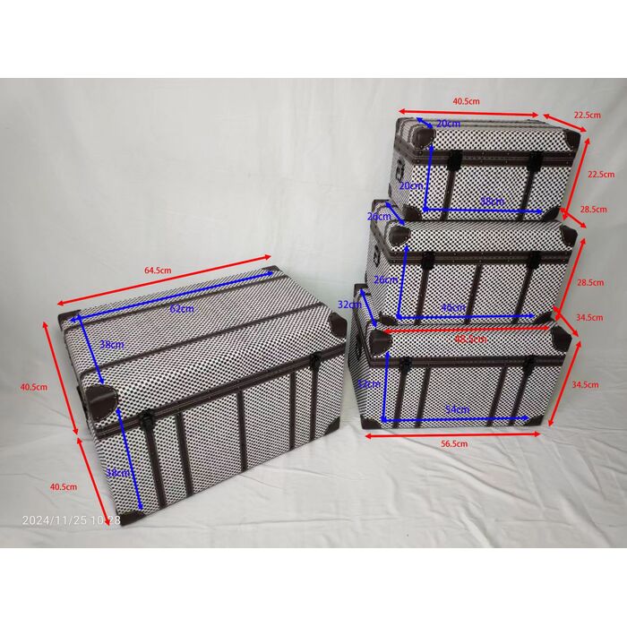 Truhe Espresso (4/Set)