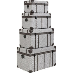 Truhe Espresso (4/Set)